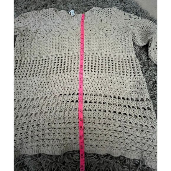 J. Jill Crochet Knit Sweater - Picture 4 of 8
